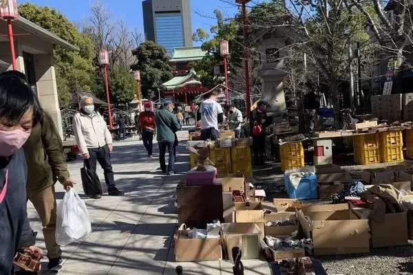 富岡八幡宮骨董市